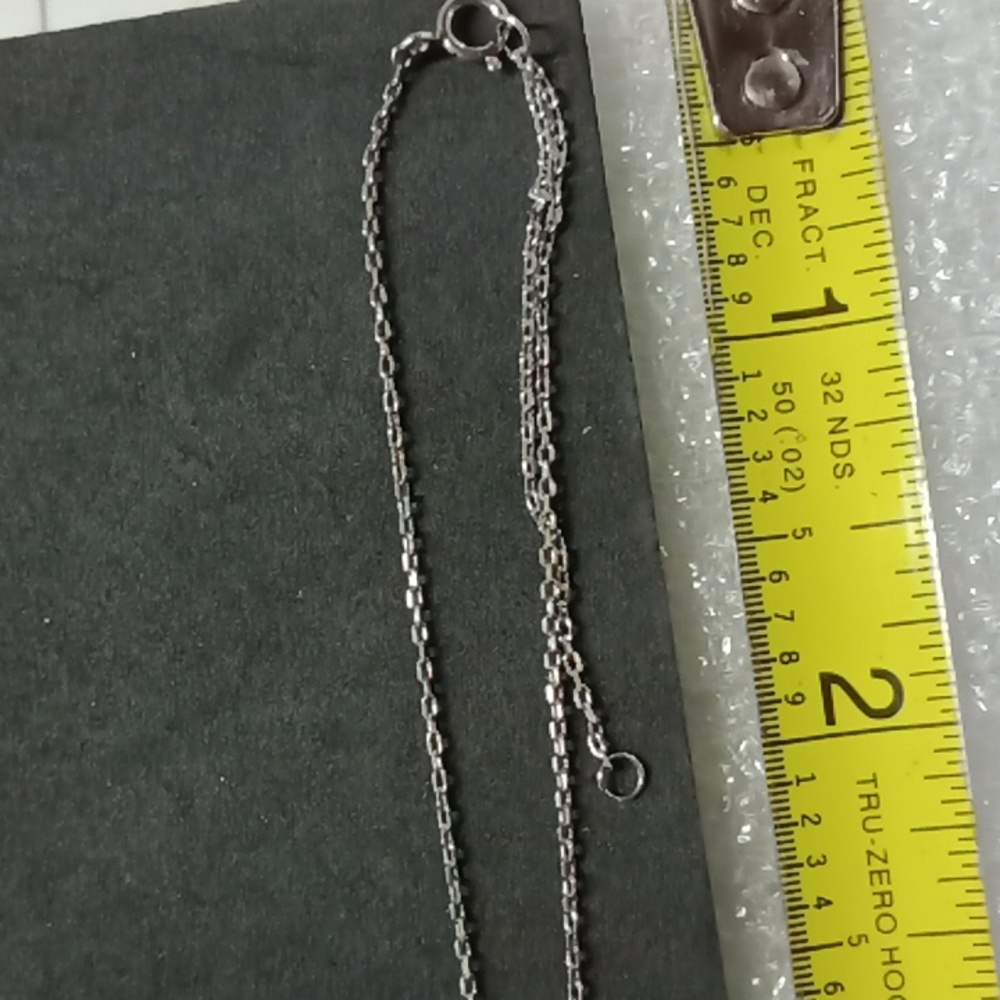 Sterling Silver Infinity Necklace #A413 - Picture 6 of 8